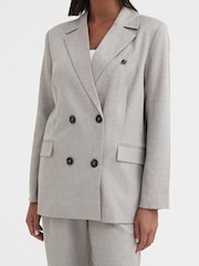 4th & Reckless Grey Aire Double Breasted Tailored Blazer - Image 5 of 5