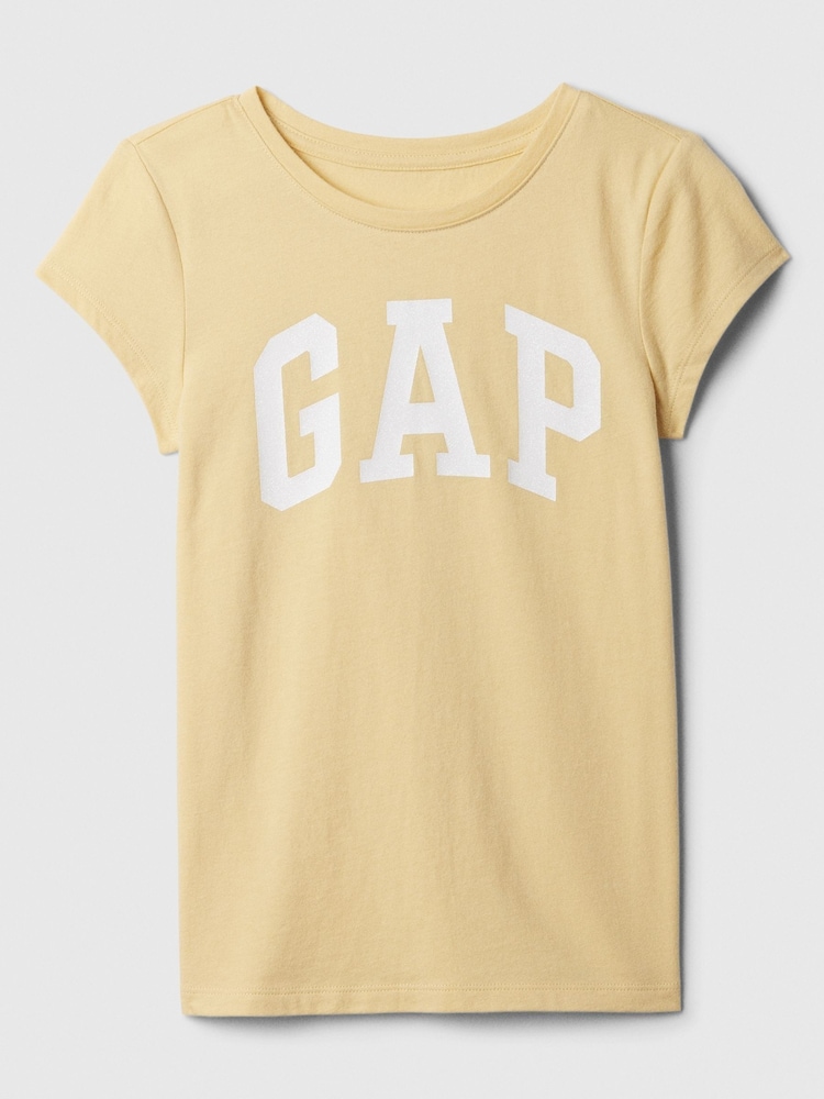 Gap Yellow Logo Graphic Short Sleeve Crew Neck T-Shirt (4-13yrs) - Image 1 of 1 Gap Yellow Logo Graphic Short Sleeve Crew Neck T-Shirt (4-13yrs) - Image 1 of 1