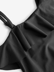 Gap Black Asymmetric Ruffle Swimsuit (4-12yrs) - Image 3 of 3