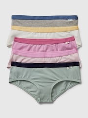 Gap Grey Cotton Hipster Briefs 5 Pack (4-12yrs) - Image 1 of 1
