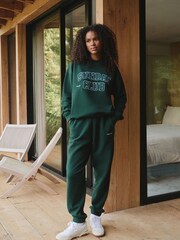 4th & Reckless Green Sunday Club 100% Cotton Sweatshirt - Image 1 of 6