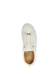 Dune London White Elodiie Material Mix Cupsole Trainers - Image 5 of 5
