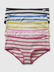 Gap Pink Cotton Hipster Briefs 5 Pack (4-12yrs) - Image 1 of 1