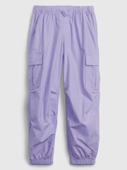Gap Purple Parachute Cargo Trousers (4-13yrs) - Image 1 of 3