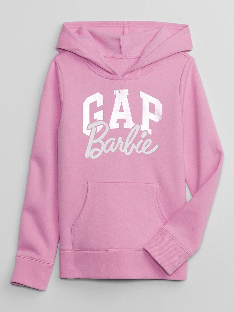 Gap Pink Barbie Logo Hoodie (4-13yrs) - Image 1 of 1 Gap Pink Barbie Logo Hoodie (4-13yrs) - Image 1 of 1