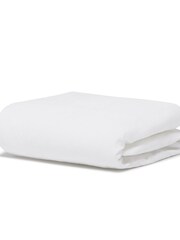 Bedfolk White Moses Basket 100% Cotton Fitted Sheet - Image 3 of 3