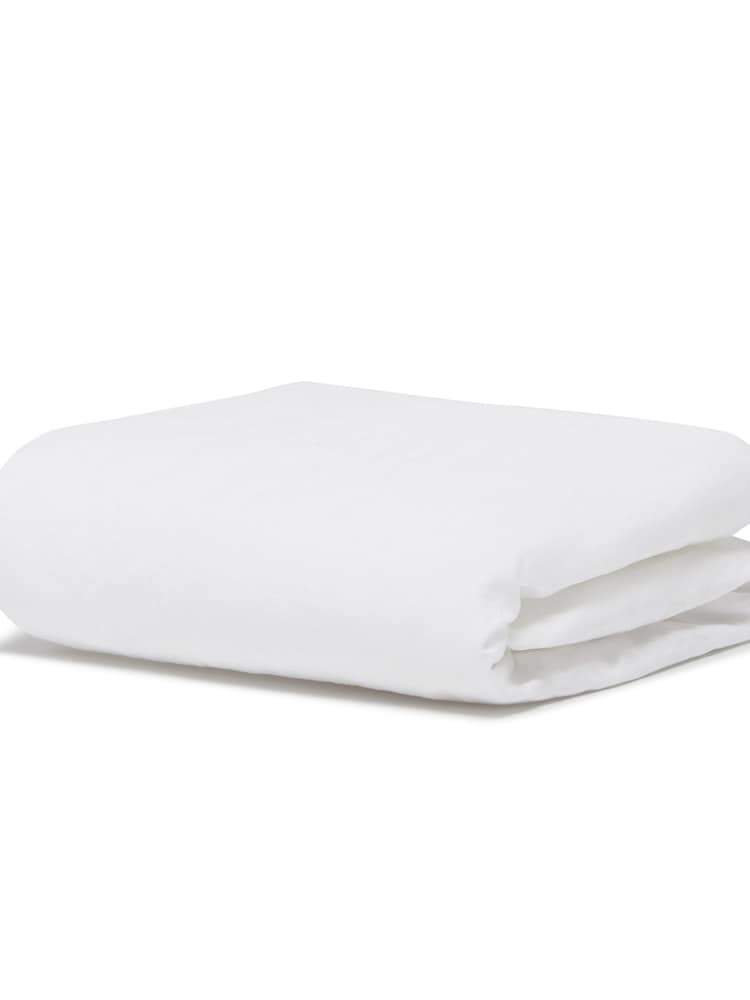 Bedfolk White Moses Basket 100% Cotton Fitted Sheet - Image 3 of 3