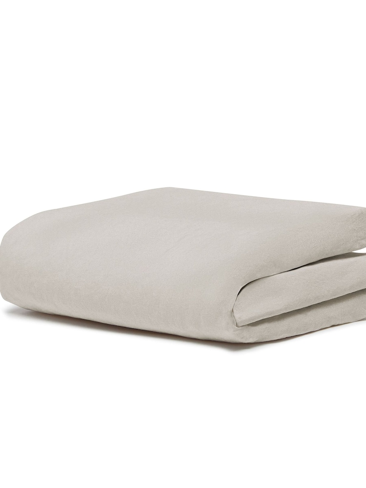 Bedfolk Natural Moses Basket 100% Cotton Fitted Sheet - Image 3 of 3