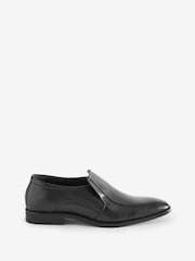 Lotus Black Leather Loafers - Image 1 of 5