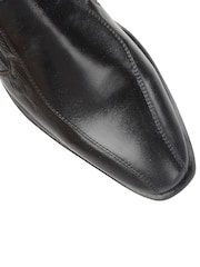 Lotus Black Leather Loafers - Image 5 of 5