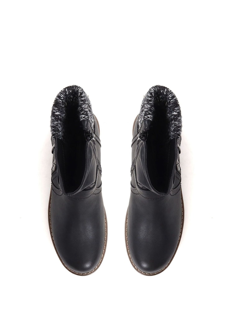 Pavers Casual Biker Boots - Image 4 of 5