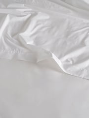 Bedfolk White Classic 100% Cotton Fitted Sheet - Image 2 of 4