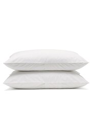 Bedfolk Set of 2 White Luxe 100% Cotton King Pillowcases - Image 5 of 6