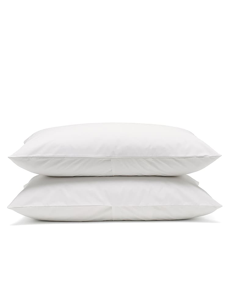 Bedfolk Set of 2 White Luxe 100% Cotton King Pillowcases - Image 5 of 6