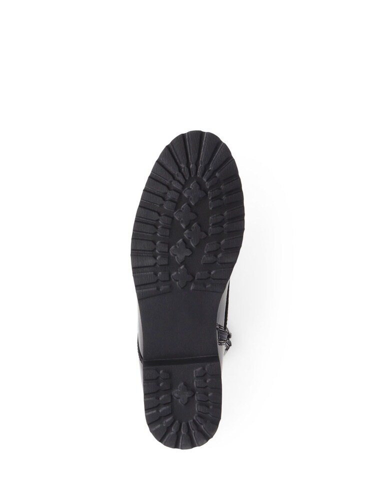 Pavers Black Patent Lace-Up Ankle Boots - Image 5 of 5