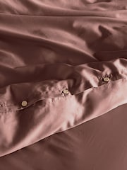 Bedfolk Orange 100% Cotton Luxe Fitted Sheet - Image 3 of 4