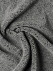 Bedfolk Grey Plush 100% Cotton Towel - Image 5 of 5