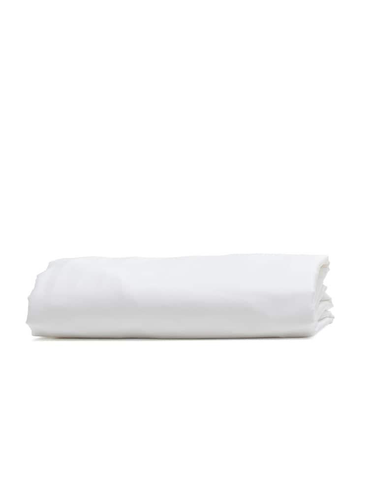 Bedfolk White 100% Cotton Luxe Deep Fitted Sheet - Image 4 of 4