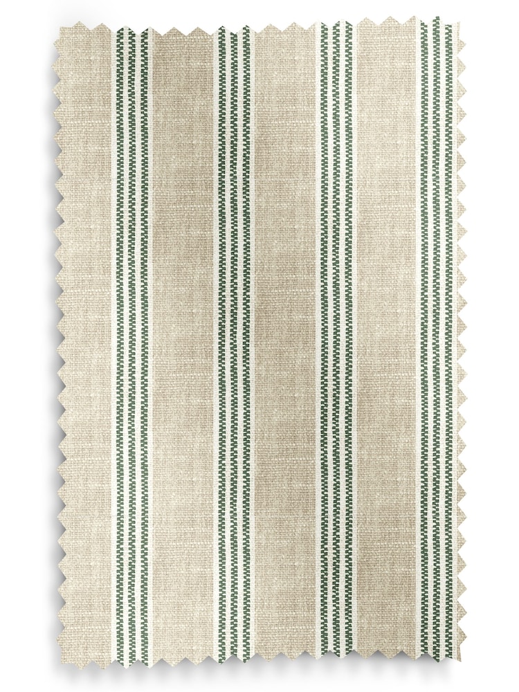 Emily Bond Fern George Stripe Print 100% Cotton Made to Measure Curtains - Image 9 of 9