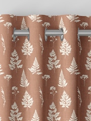 Emily Bond Rust Orange Tynesfield Made to Measure 100% Cotton Curtains - Image 7 of 9