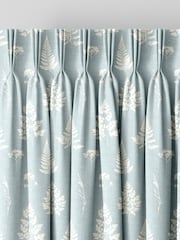 Emily Bond Duck Egg Blue Tynesfield 100% Cotton Made to Measure Curtains - Image 5 of 9