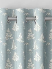 Emily Bond Duck Egg Blue Tynesfield 100% Cotton Made to Measure Curtains - Image 7 of 9