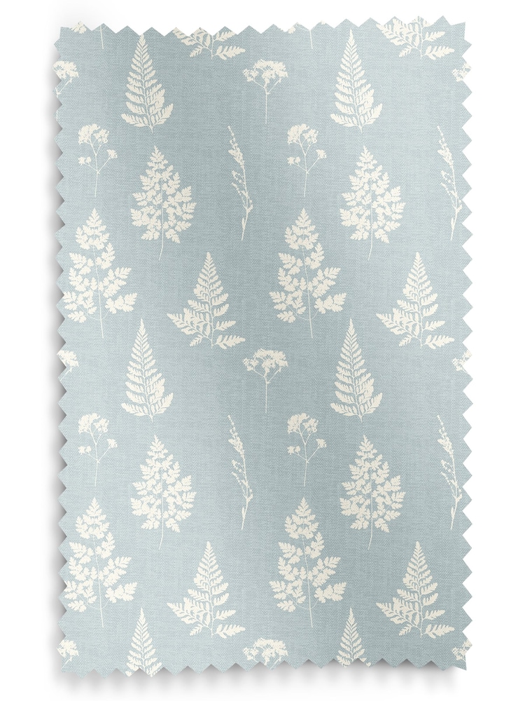Emily Bond Duck Egg Blue Tynesfield 100% Cotton Made to Measure Curtains - Image 9 of 9
