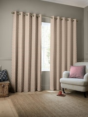 Emily Bond Rust Orange Jaipur Made to Measure Curtains - Image 2 of 9
