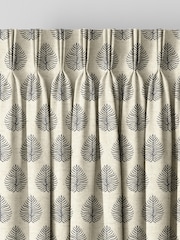 Emily Bond Charcoal Grey Jaipur 100% Cotton Made to Measure Curtains - Image 5 of 9