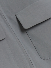 River Island Grey Regular Fit Smart Shacket - Image 4 of 4