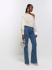 River Island White Off Shoulder Top - Image 3 of 6