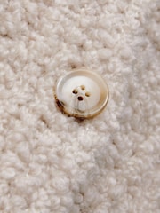 Jigsaw Cream Boucle V-Neck Cardigan - Image 6 of 6