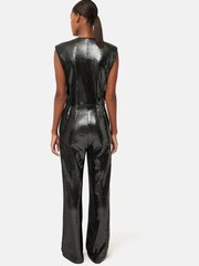 Jigsaw Sequin Black Jumpsuit - Image 2 of 7