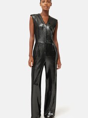 Jigsaw Sequin Black Jumpsuit - Image 3 of 7
