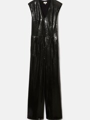 Jigsaw Sequin Black Jumpsuit - Image 6 of 7