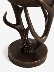 Bronze Antler Pillar Candle Holder - Image 5 of 5