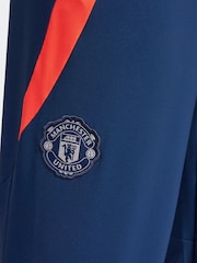 adidas Navy/Red Manchester United Tiro 24 Presentation Tracksuit Bottoms - Image 5 of 6