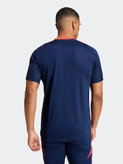 adidas Navy/Red adidas Manchester United Tiro 24 Training Jersey - Image 3 of 7