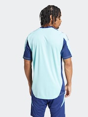 adidas Aqua Blue Arsenal Tiro 24 Training Jersey - Image 2 of 8