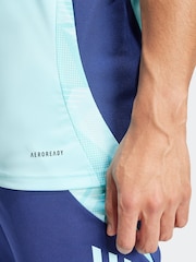 adidas Aqua Blue Arsenal Tiro 24 Training Jersey - Image 5 of 8