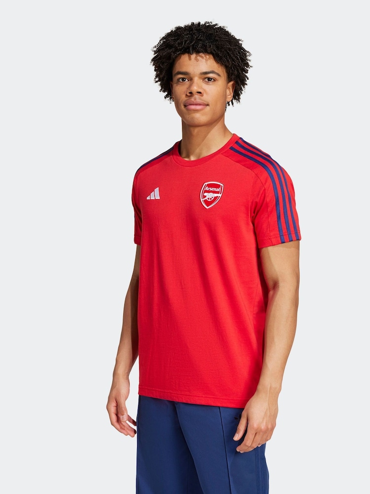 adidas Red Arsenal DNA 100% Cotton T-Shirt - Image 1 of 8