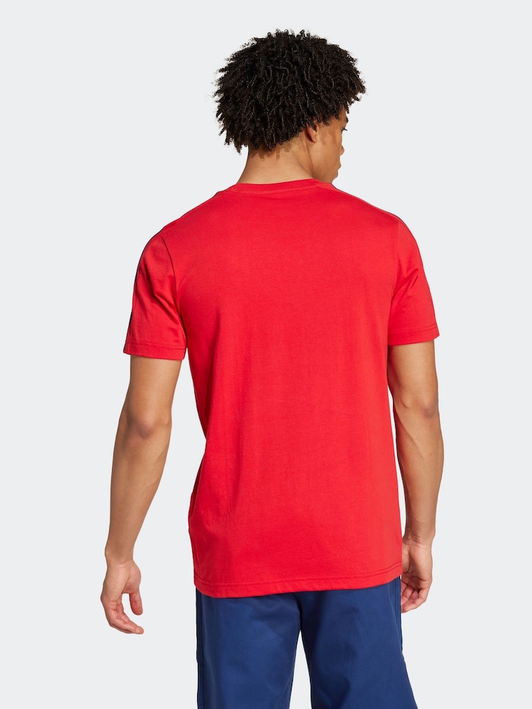 adidas Red Arsenal DNA 100% Cotton T-Shirt - Image 2 of 8