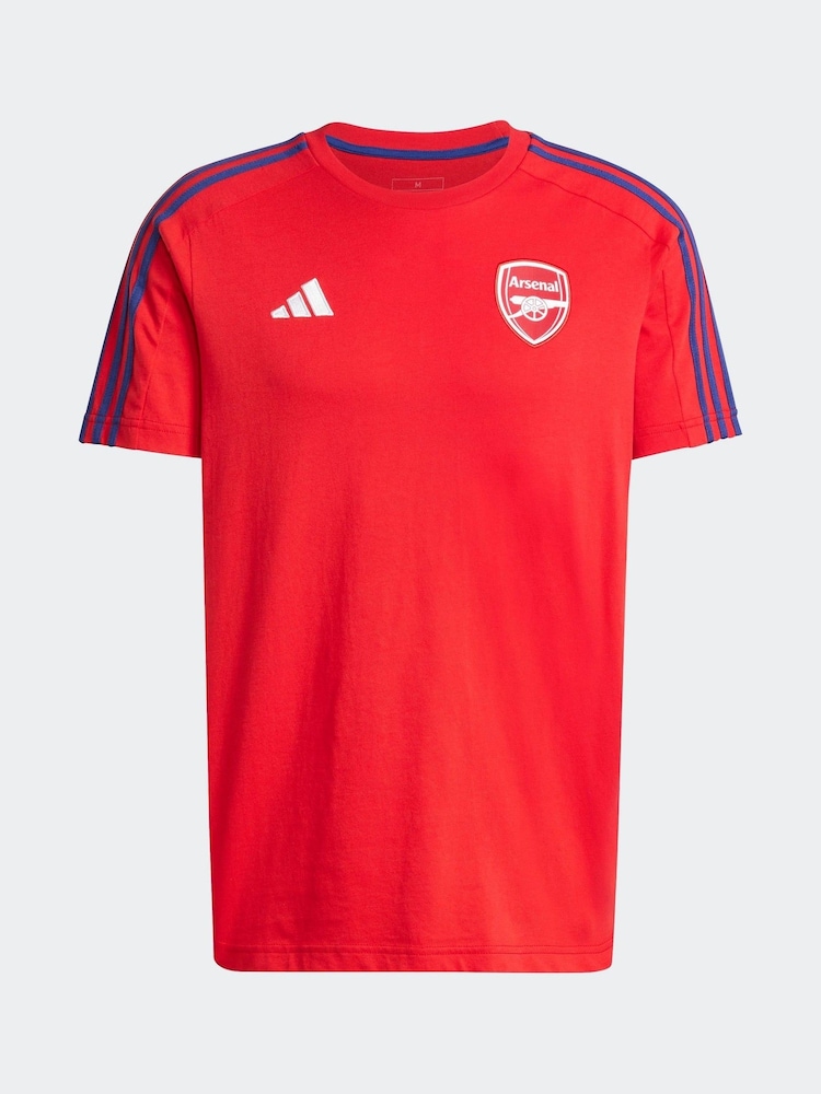 adidas Red Arsenal DNA 100% Cotton T-Shirt - Image 8 of 8