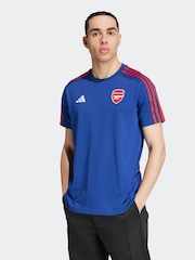 adidas Blue Arsenal DNA T-Shirt - Image 1 of 8