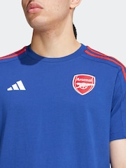 adidas Blue Arsenal DNA T-Shirt - Image 5 of 8