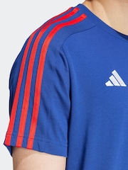 adidas Blue Arsenal DNA T-Shirt - Image 6 of 8
