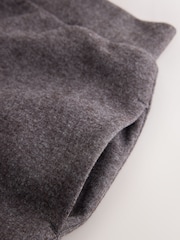 Brown Barrel Leg Knit Look Trousers - Image 8 of 8