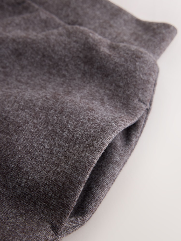 Brown Barrel Leg Knit Look Trousers - Image 8 of 8 Brown Barrel Leg Knit Look Trousers - Image 8 of 8