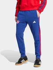 adidas Blue Arsenal DNA 100% Cotton Joggers - Image 4 of 7