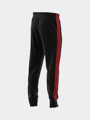 adidas Black Manchester United DNA 100% Cotton Joggers - Image 8 of 9
